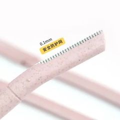 Dao Cạo Tỉa Lông Mày Jary - Set 3 Cái Thép Không Gỉ, Lưỡi Sắc Bén, Thiết Kế Linh Hoạt Dành Cho Phụ Nữ Á Đông