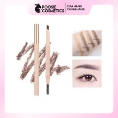Chì Kẻ Mày Sáp 2 Đầu EOU Classy Eyebrow Pencil 0.2g - Kháng Nước, Lâu Trôi, Dễ Dàng Tạo Khung Lông Mày Tự Nhiên, Thương Hiệu Hàn Quốc
