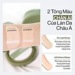 Phấn Nước Glamrr Q Long Wear DD Cushion Vegan - Che Phủ Cao, Chống Nắng SPF50+/PA+++ Cho Da Nhạy Cảm, 24 Giờ Mịn Màng
