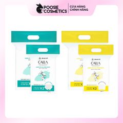 Bông Tẩy Trang Calla Bạch Tuyết - Bông Xơ Tự Nhiên Mịn Mà, An Toàn Dùng Làm Sạch Da Mặt Hàng Ngày, Tiết Kiệm Dung Dịch
