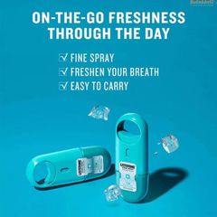 Xịt thơm miệng Listerine Cool Mint Pocketmist 7.7ml - Khử mùi hôi miệng, mang lại hơi thở thơm mát, tiện lợi mang đi mọi nơi