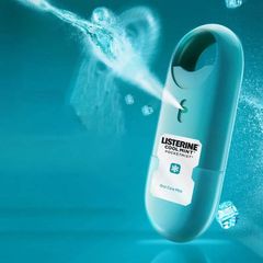 Xịt thơm miệng Listerine Cool Mint Pocketmist 7.7ml - Khử mùi hôi miệng, mang lại hơi thở thơm mát, tiện lợi mang đi mọi nơi