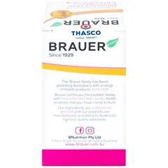 Viên uống hỗ trợ sức khỏe cho phụ nữ mang thai và cho con bú Brauer Ultra Pure DHA 60 viên - Bổ sung Omega-3 và Vitamin D3