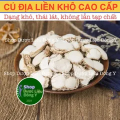 Củ Địa Liền Khô Cao Cấp - Gia Vị Đặc Trưng Sa Cương Hương Thơm, Dùng Trong Nấu Ăn, Hỗ Trợ Sức Khỏe 100g