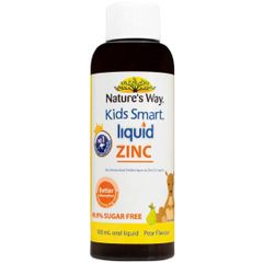 Siro Bổ Sung Kẽm Dạng Lỏng Nature’s Way Kids Smart - Hỗ Trợ Đề Kháng và Cảm Giác Thèm Ăn Cho Trẻ Từ 6 Tháng Tuổi Trở Lên