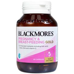 Viên Uống Blackmores Pregnancy & Breast-feeding Gold - Bổ Sung Vitamin và Khoáng Chất Cho Phụ Nữ Mang Thai và Cho Con Bú 100 Viên