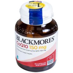 Viên Uống Hỗ Trợ Sức Khỏe Tim Mạch Blackmores CoQ10 150mg - Giúp Chống Oxy Hóa và Duy Trì Năng Lực Tim Mạch Hàng Ngày
