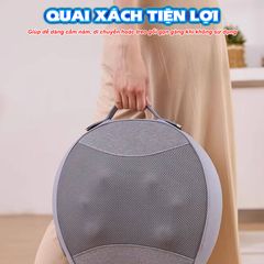 Gối Massage Hồng Ngoại Nikio NK-137 - Đa Năng Pin Sạc, Massage Cổ Vai Gáy, Lưng, Tay Chân, Thư Giãn Bất Cứ Đâu
