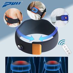 Đai Massage Bụng Rung Nóng Puli PL-518 Kết Hợp Túi Khí Thông Minh - Giảm Mỡ Bụng, Thư Giãn Tại Nhà, Pin Sạc Tiện Lợi