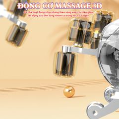 Máy Massage Cổ Vai Gáy 3D Booster BT-36 - Thiết Bị Massage Thư Giãn Giống Tay Người, Tích Hợp Chức Năng Sưởi Ấm, Dùng Tại Nhà