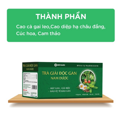 Trà Giải Độc Gan Nam Dược - Hỗ Trợ Mát Gan, Tăng Cường Chức Năng Gan - Hộp 20 Túi Lọc 1.5g