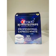 Miếng Dán Trắng Răng Crest 3D White Siêu Trắng Với Công Nghệ Đèn LED Ánh Sáng Xanh - Nụ Cười Rạng Rỡ Tự Nhiên