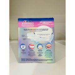 Miếng Dán Trắng Răng Crest 3D White Siêu Trắng Với Công Nghệ Đèn LED Ánh Sáng Xanh - Nụ Cười Rạng Rỡ Tự Nhiên