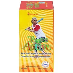 Viên Uống Bổ Sung Vitamin và Khoáng Chất Teens Active - Hỗ Trợ Phát Triển Toàn Diện cho Thanh Thiếu Niên (60 Viên)