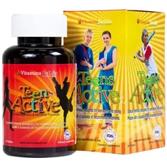 Viên Uống Bổ Sung Vitamin và Khoáng Chất Teens Active - Hỗ Trợ Phát Triển Toàn Diện cho Thanh Thiếu Niên (60 Viên)