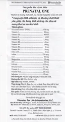 Viên uống Prenatal One - DHA, Vitamin và Khoáng Chất Bổ Sung cho Phụ Nữ Mang Thai và Sau Sinh (30 Viên)