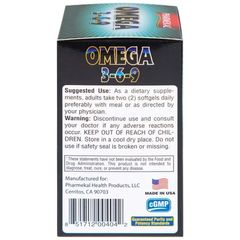 Viên uống Omega 3-6-9 Pharmekal - Hỗ trợ sức khỏe tim mạch, giảm nguy cơ xơ vữa động mạch, 100 viên nang mềm tự nhiên