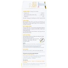 Dung dịch bổ sung Vitamin D3 + DHA Hatro (20ml) - Tăng đề kháng, giảm còi xương, phát triển xương chắc khỏe cho trẻ nhỏ