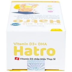 Dung dịch bổ sung Vitamin D3 + DHA Hatro (20ml) - Tăng đề kháng, giảm còi xương, phát triển xương chắc khỏe cho trẻ nhỏ