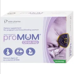 Viên uống bổ sung DHA proMUM Alg cho phụ nữ mang thai và cho con bú - Hỗ trợ phát triển não bộ và thị giác trẻ sơ sinh (3 vỉ x 10 viên)