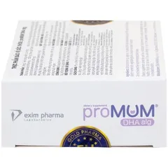 Viên uống bổ sung DHA proMUM Alg cho phụ nữ mang thai và cho con bú - Hỗ trợ phát triển não bộ và thị giác trẻ sơ sinh (3 vỉ x 10 viên)