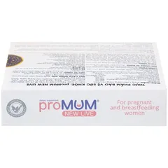 Viên uống proMUM New Live bổ sung Acid Folic và Sắt cho phụ nữ mang thai và cho con bú - 30 viên dinh dưỡng thiết yếu cho mẹ và bé