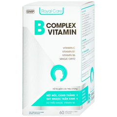 Viên uống B Complex Vitamin Royal Care 60 viên - Giảm mệt mỏi, căng thẳng, bổ sung Magie và vitamin nhóm B, hỗ trợ sức khỏe tinh thần