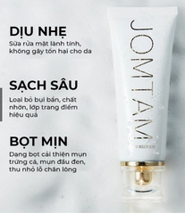 Sữa Rửa Mặt Kích Trắng Da JOMTAM - Giảm Mụn, Se Khít Lỗ Chân Lông, Làm Sáng Da và Kiểm Soát Dầu 150ml