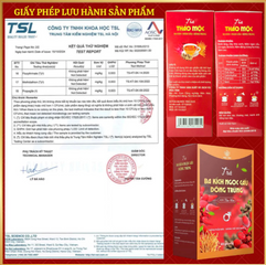 TRÀ THẢO MỘC Ba Kích Ngọc Cẩu Đông Trùng 7 Vị túi lọc trà 30 gói/60 gói (  phong độ phái mạnh )