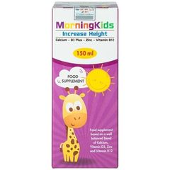Siro Bổ Sung Vitamin Tăng Chiều Cao MorningKids 150ml - Hỗ Trợ Phát Triển Chiều Cao và Xương Khớp cho Trẻ Em