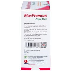 Viên uống bổ sung sắt, DHA, acid folic MaxPremum Naga Plus Vesta cho phụ nữ mang thai & cho con bú - 30 viên hỗ trợ sức khỏe mẹ & bé