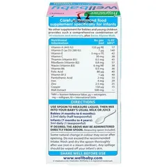 Siro Bổ Sung Vitamin và Khoáng Chất Wellbaby Multi-Vitamin Liquid 150ml - Hỗ Trợ Phát Triển Toàn Diện cho Trẻ Từ 6 Tháng Đến 4 Tuổi