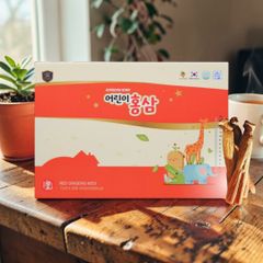 Nước Hồng Sâm Trẻ Em Hàn Quốc HG Bio Ginseng King 30 Gói x 15ml - Red Ginseng Kids