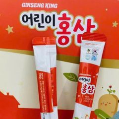 Nước Hồng Sâm Trẻ Em Hàn Quốc HG Bio Ginseng King 30 Gói x 15ml - Red Ginseng Kids
