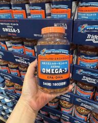 Dầu Cá Hồi Pure Alaska Omega 3 Nhật Bản - 540 Viên - Bổ Sung Omega-3, Tốt Cho Tim Mạch & Chức Năng Não Bộ