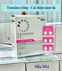 Viên Uống Giảm Nám Tàn Nhang Transino EX Whitening Nhật Bản - Hỗ Trợ Làm Sáng Da & Đều Màu - 240 Viên