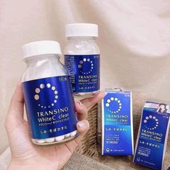 Viên Uống Trắng Da Transino Nhật Bản White C Clear - 120 Viên - Hỗ Trợ Da Sáng Mịn, Cải Thiện Sắc Da Từ Bên Trong