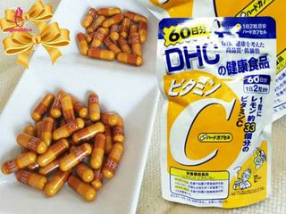 Viên Uống DHC Vitamin C Nhật Bản - Hỗ Trợ Làm Sáng Da và Tăng Cường Đề Kháng - 60 Viên Bổ Sung Vitamin C Hằng Ngày