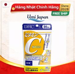 Viên Uống DHC Vitamin C Nhật Bản - Hỗ Trợ Làm Sáng Da và Tăng Cường Đề Kháng - 60 Viên Bổ Sung Vitamin C Hằng Ngày