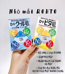 Nước Nhỏ Mắt Rohto Nhật Bản 12ml - Giảm Mỏi, Ngứa Mắt, Dưỡng Ẩm, Dễ Dàng Sử Dụng, Chăm Sóc Mắt Hàng Ngày, Sản Phẩm Chính Hãng