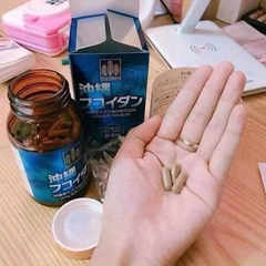 Tảo Fucoidan Okinawa Xanh Chính Hãng Nhật Bản - Hỗ Trợ U Bướu, Tăng Cường Miễn Dịch, 180 Viên viên nang sức khỏe