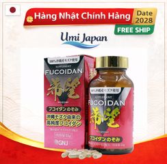 Tảo Fucoidan Nozomi Nhật Bản - Hỗ trợ U Bướu và Tăng Cường Miễn Dịch - 150 Viên Tảo Nâu Mozuku Okinawa Chính Hãng