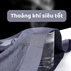 Quần lót nam BOLDMAN thun lạnh mềm mại, thoáng khí, thiết kế boxer lưới - Chất liệu polyamide + spandex, đa màu sắc M-XXL