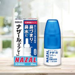 Xịt Mũi Viêm Xoang Nazal Nhật Bản 30ml - Giảm Nghẹt Mũi, Thông Mũi Hiệu Quả, Hỗ Trợ Sức Khỏe Hàng Ngày cho Trẻ Em và Người Lớn
