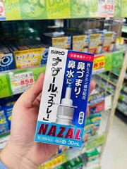 Xịt Mũi Viêm Xoang Nazal Nhật Bản 30ml - Giảm Nghẹt Mũi, Thông Mũi Hiệu Quả, Hỗ Trợ Sức Khỏe Hàng Ngày cho Trẻ Em và Người Lớn