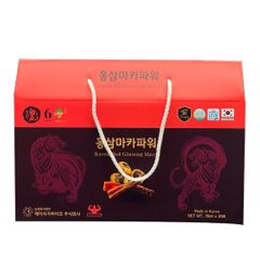 Nước Hồng Sâm Macca HG Bio Ginseng King 20 Gói x 70ml - Thức Uống Bổ Sung Dinh Dưỡng Tiện Lợi Từ Hàn Quốc, Tăng Cường Sức Khỏe