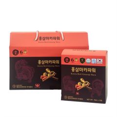 Nước Hồng Sâm Macca HG Bio Ginseng King 20 Gói x 70ml - Thức Uống Bổ Sung Dinh Dưỡng Tiện Lợi Từ Hàn Quốc, Tăng Cường Sức Khỏe