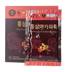 Nước Hồng Sâm Macca HG Bio Ginseng King 20 Gói x 70ml - Thức Uống Bổ Sung Dinh Dưỡng Tiện Lợi Từ Hàn Quốc, Tăng Cường Sức Khỏe