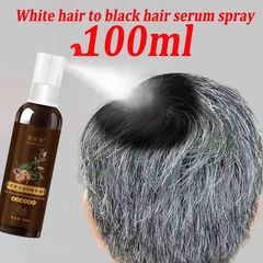 Xịt Đen Tóc Herbal 100ml - Tinh Chất Linh Chi Phủ Bạc, Nuôi Dưỡng Tóc Đen Mượt Tự Nhiên, Giải Pháp Làm Đen Tóc An Toàn