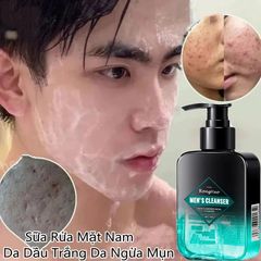 Sữa Rửa Mặt Nam Da Dầu Mụn 160g - Ngừa Mụn, Dưỡng Ẩm, Chăm Sóc Da Nam Giới - Sạch Sâu, Cảm Giác Thoáng Mát